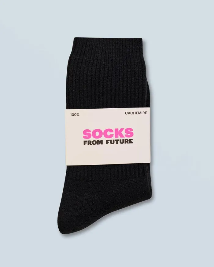 Tote Bags From Future Ribbed MidHigh Socks Black