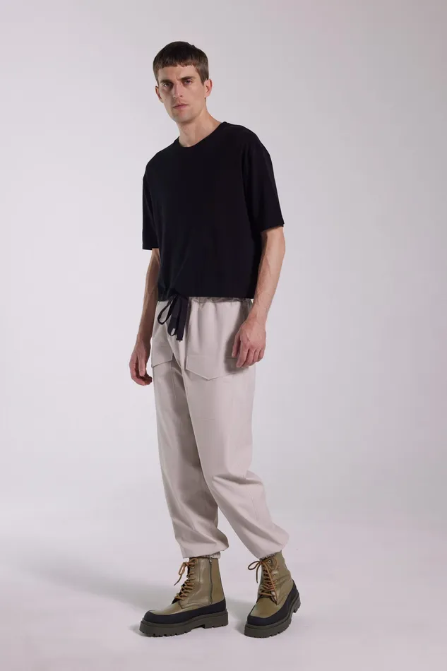Trousers Men Stutterheim Dala Trousers Light Sand