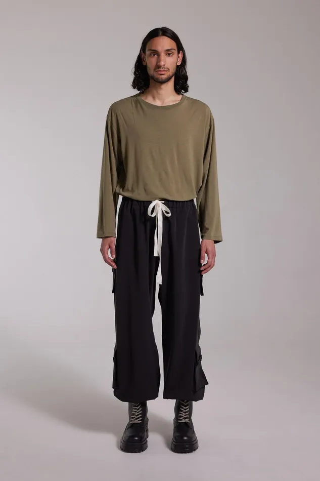 Trousers Men Stutterheim Kvala Matte Trousers Black