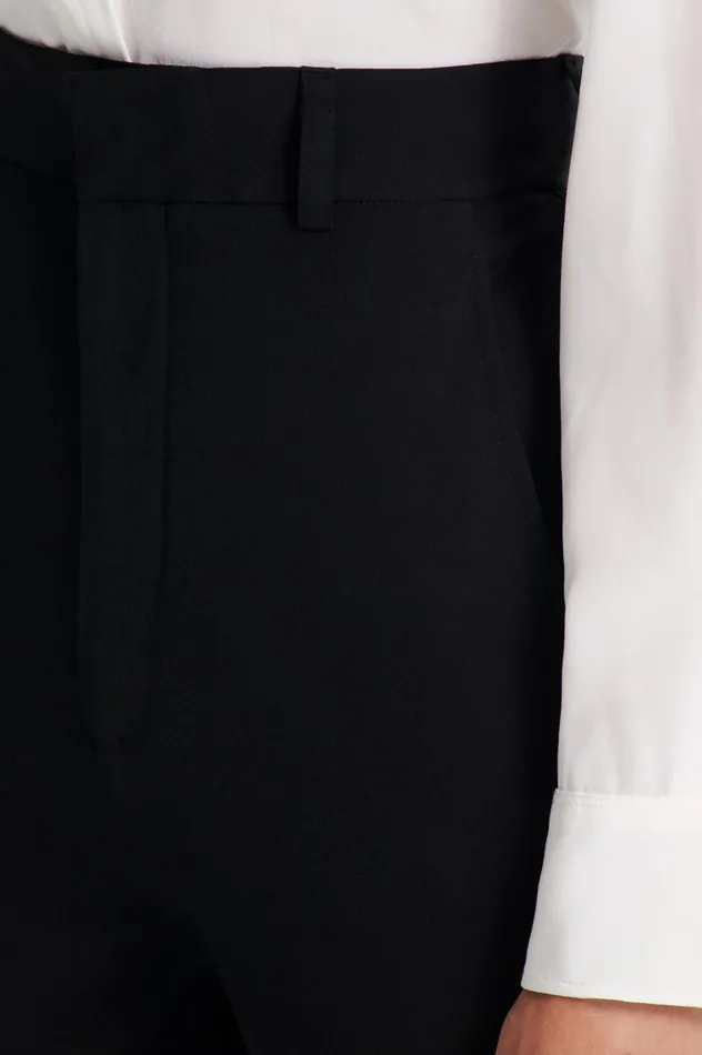 Trousers Women Scanlan Theodore TAILORED CROPPED TROUSER Black