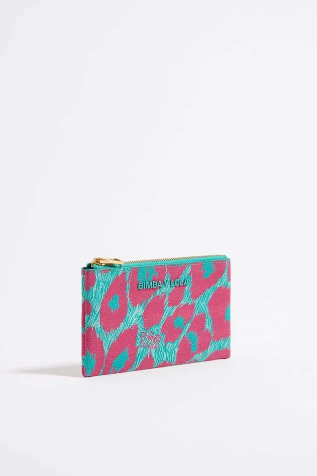 Turquoise Leopard Coin Purse Leopard Turquoise Women Bimba Y Lola Wallets And Coin Purses