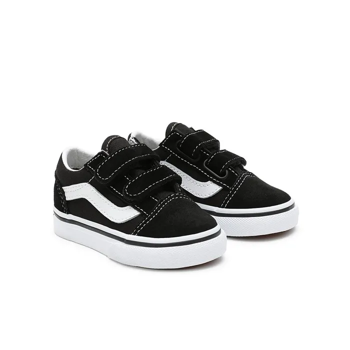 Vans Classics Kids Toddler Old Skool Hook And Loop Shoes 14 Years Black