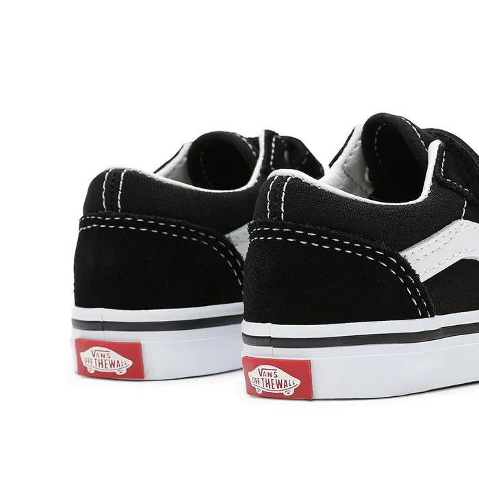 Vans Classics Kids Toddler Old Skool Hook And Loop Shoes 14 Years Black