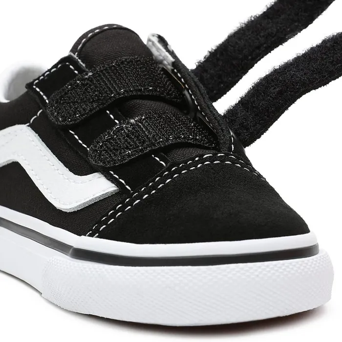 Vans Classics Kids Toddler Old Skool Hook And Loop Shoes 14 Years Black