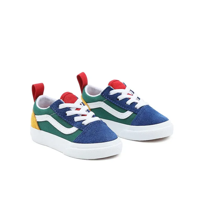 Vans Classics Kids Toddler Yacht Club Old Skool Elastic Lace Shoes 14 Years Multicolour
