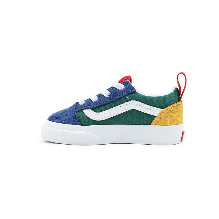 Vans Classics Kids Toddler Yacht Club Old Skool Elastic Lace Shoes 14 Years Multicolour