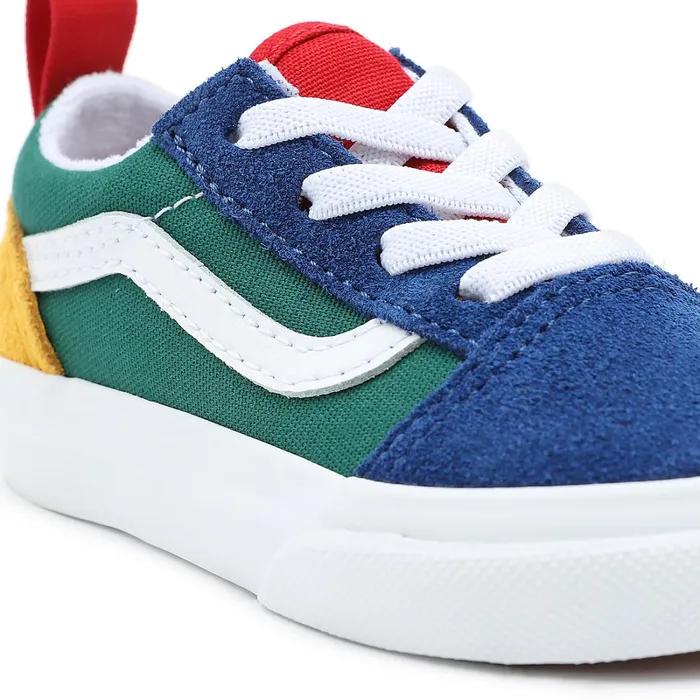 Vans Classics Kids Toddler Yacht Club Old Skool Elastic Lace Shoes 14 Years Multicolour