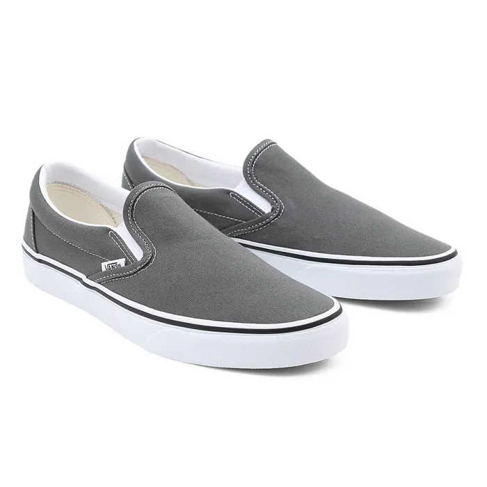 Vans Classics Men Canvas Classic SlipOn Shoes Grey