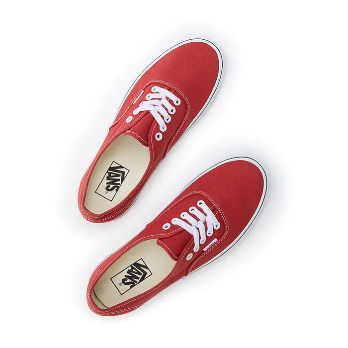 Vans Classics Men Color Theory Authentic Shoes Red