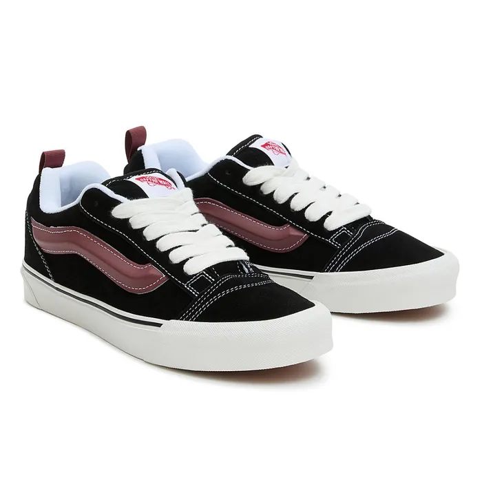 Vans Classics Men Knu Skool Shoes Black Red