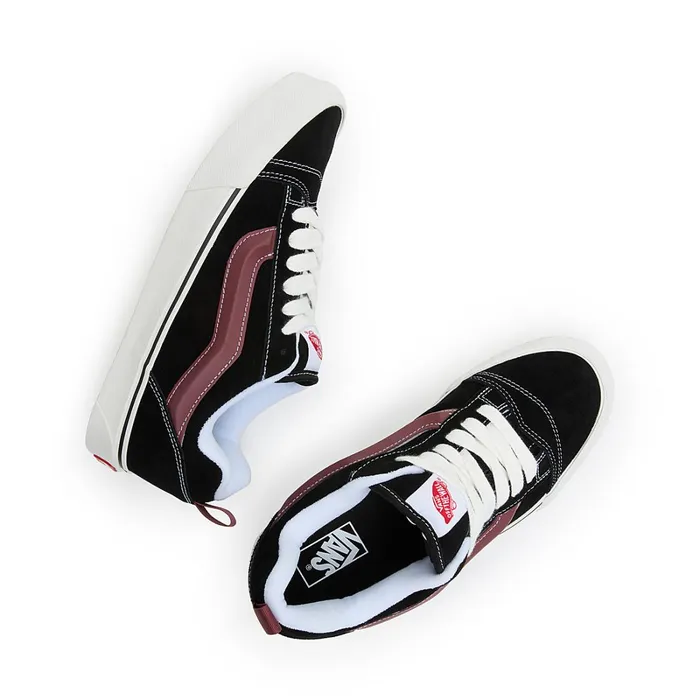 Vans Classics Men Knu Skool Shoes Black Red
