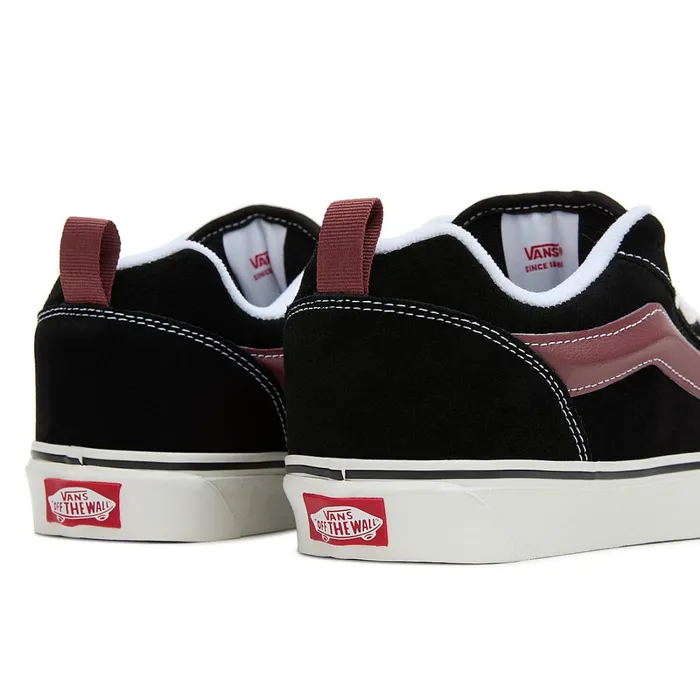 Vans Classics Men Knu Skool Shoes Black Red