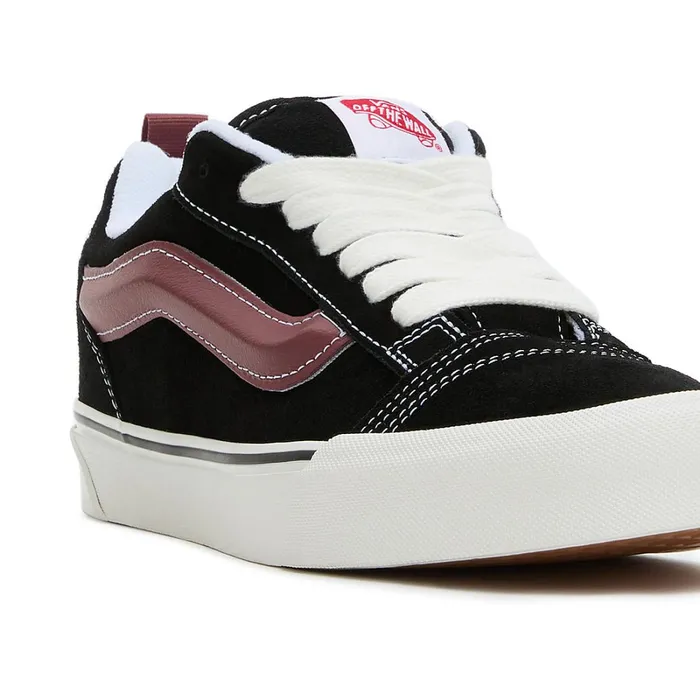 Vans Classics Men Knu Skool Shoes Black Red