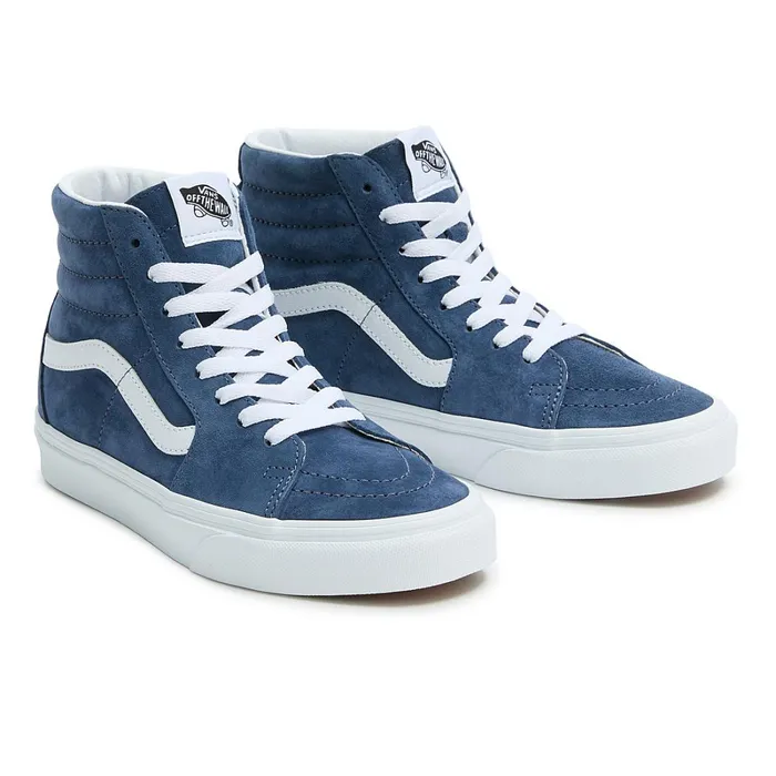 Vans Classics Men Sk8Hi Pig Suede Shoes Blue