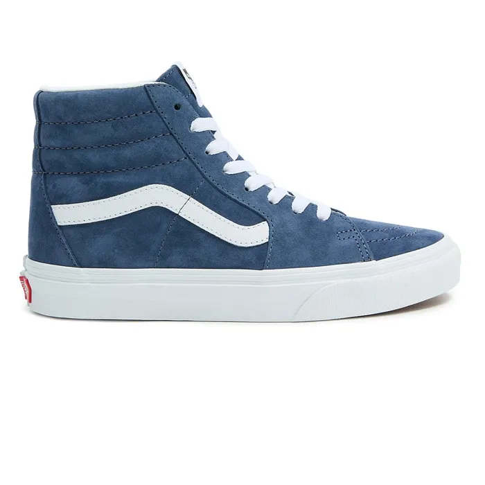 Vans Classics Men Sk8Hi Pig Suede Shoes Blue