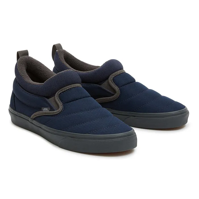 Vans Classics Men SlipOn Mid Cozy Mesh Shoes Blue