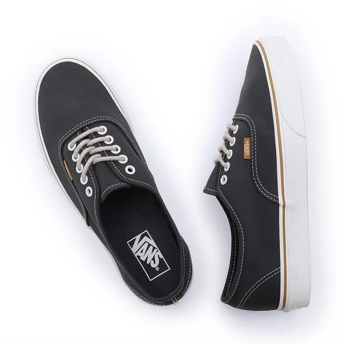 Vans Classics Women Embroidered Check Authentic Shoes Black