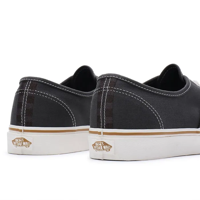 Vans Classics Women Embroidered Check Authentic Shoes Black