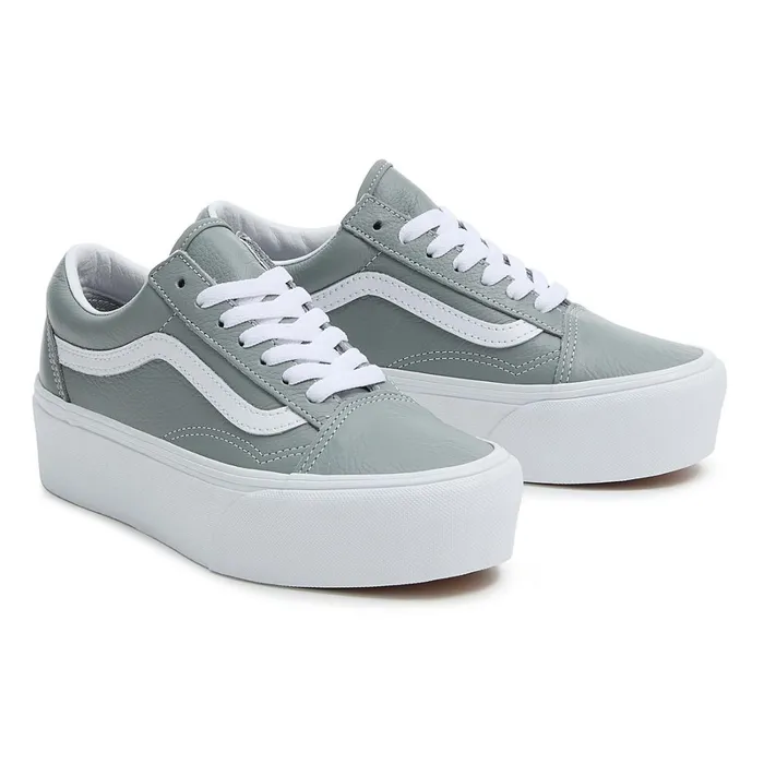 Vans Classics Women Old Skool Stackform Shoes Grey