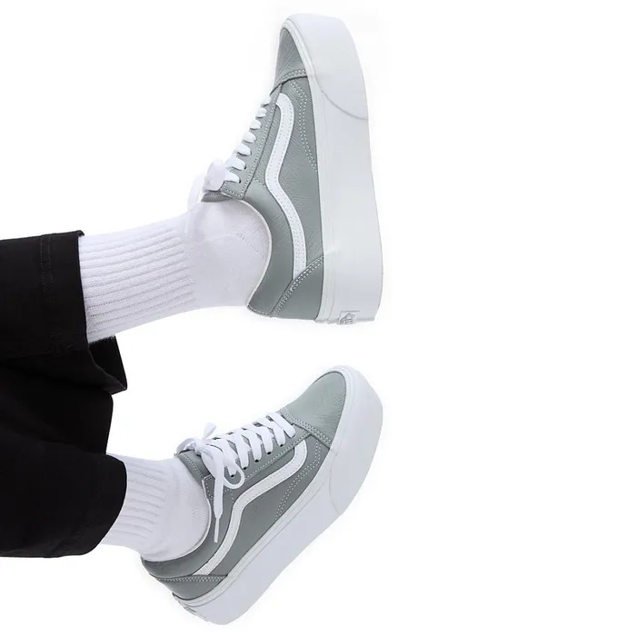 Vans Classics Women Old Skool Stackform Shoes Grey