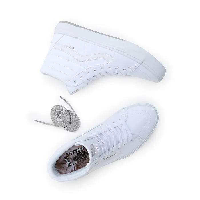 Vans HiTop Shoes Men BMX Sk8Hi X Perris Benegas Shoes White
