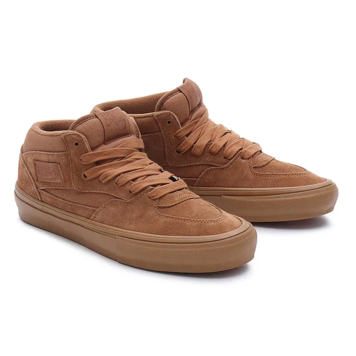 Vans HiTop Shoes Men Skate Half Cab Shoes Brown