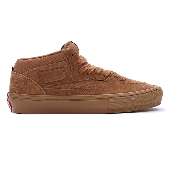 Vans HiTop Shoes Men Skate Half Cab Shoes Brown