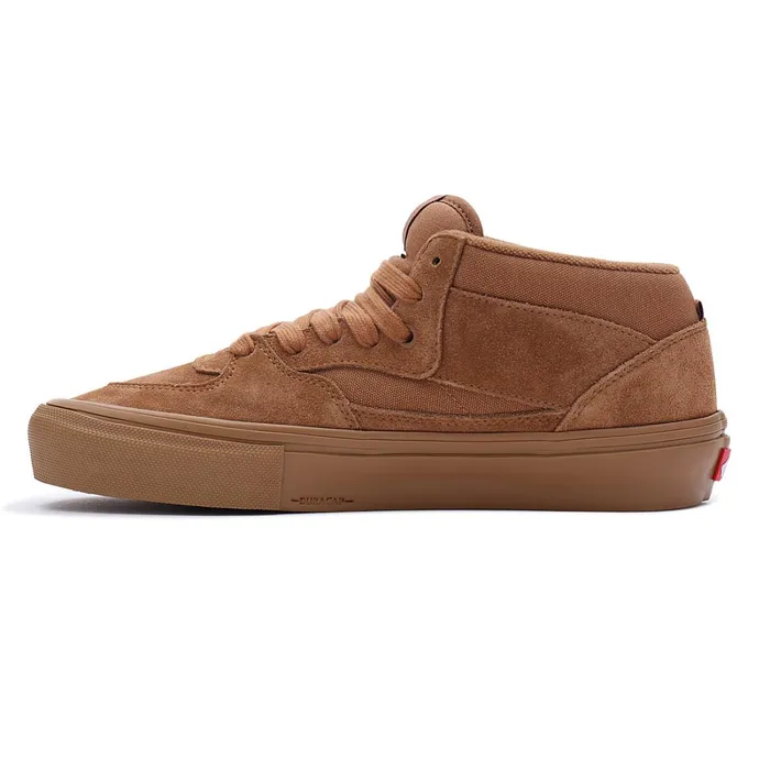 Vans HiTop Shoes Men Skate Half Cab Shoes Brown