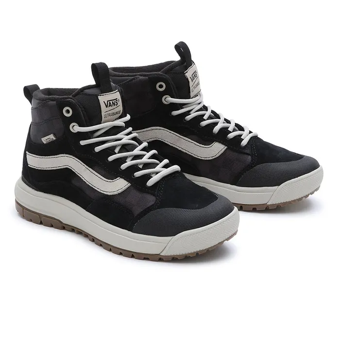 Vans HiTop Shoes Men Tonal Checkerboard UltraRange EXO Hi MTE1 Shoes Black