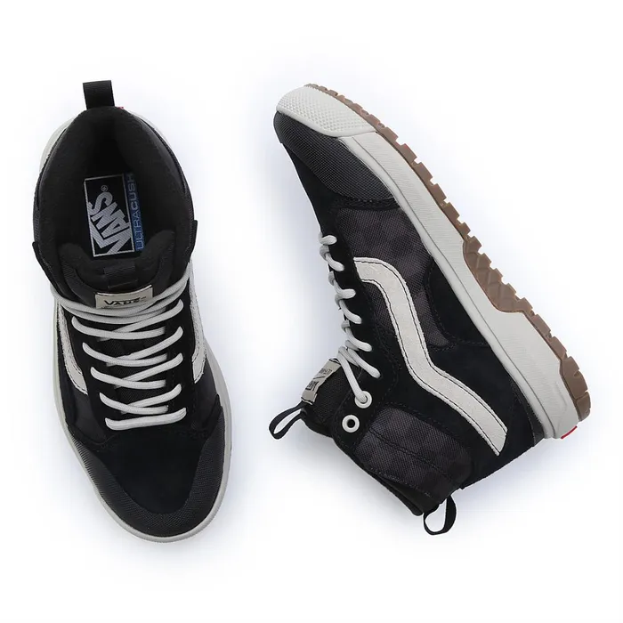 Vans HiTop Shoes Men Tonal Checkerboard UltraRange EXO Hi MTE1 Shoes Black