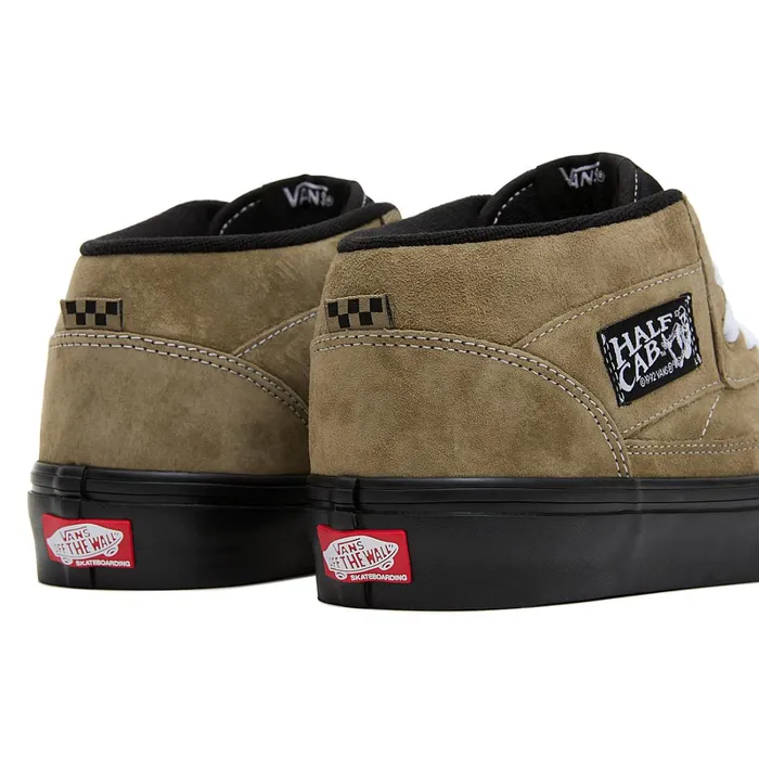 Vans HiTop Shoes Women Skate Half Cab Pig Suede Shoes Green