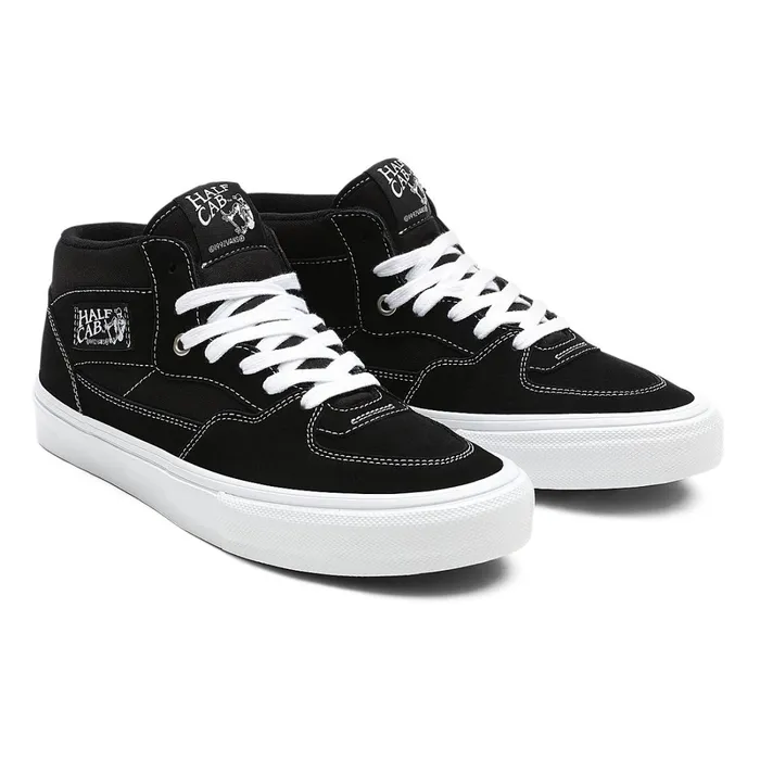 Vans HiTop Shoes Women Skate Half Cab Shoes Black