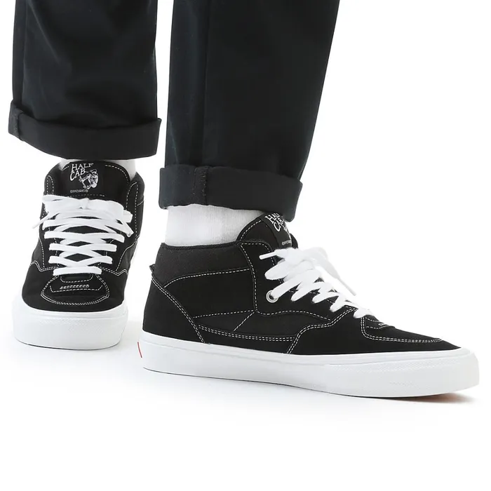 Vans HiTop Shoes Women Skate Half Cab Shoes Black