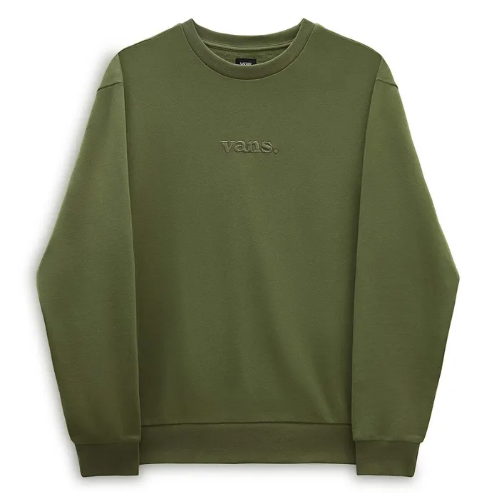 Vans Hoodies and Sweatshirts Men Essential Relaxed Crew Sweatshirt Green