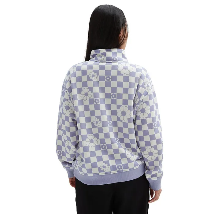 Vans Hoodies and Sweatshirts Women Leighton Mock Neck Sweatshirt Purple