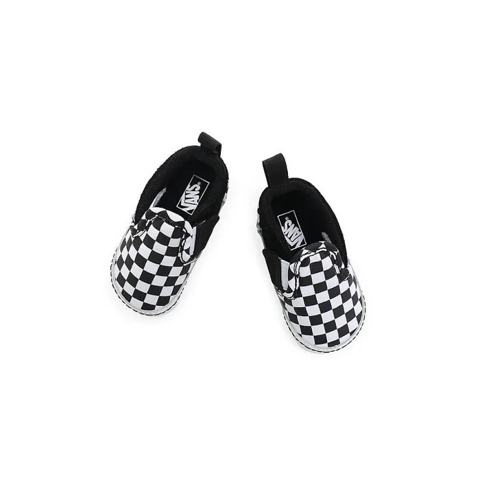 Vans Infant Shoes 01 Year Kids Infant Checkerboard SlipOn Hook And Loop Crib Shoes 01 Year Black