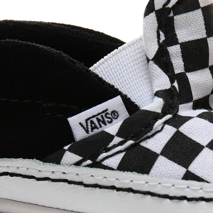 Vans Infant Shoes 01 Year Kids Infant Checkerboard SlipOn Hook And Loop Crib Shoes 01 Year Black
