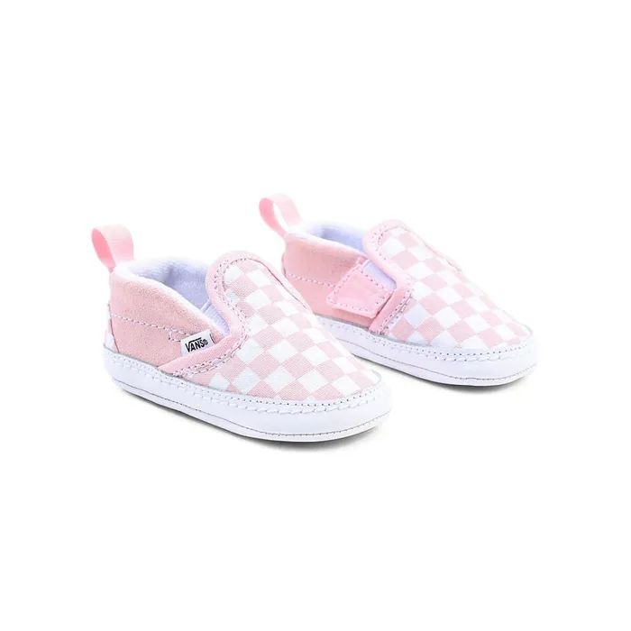 Vans Infant Shoes 01 Year Kids Infant Checkerboard SlipOn Hook And Loop Crib Shoes 01 Year Pink