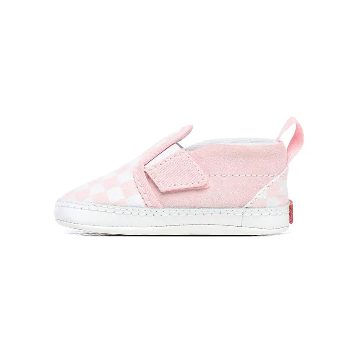 Vans Infant Shoes 01 Year Kids Infant Checkerboard SlipOn Hook And Loop Crib Shoes 01 Year Pink