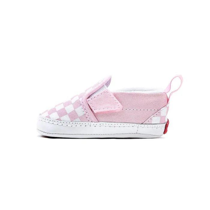 Vans Infant Shoes 01 Year Kids Infant Checkerboard SlipOn Hook And Loop Crib Shoes 01 Year Pink