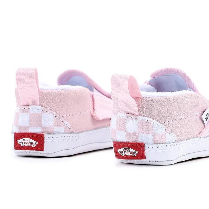 Vans Infant Shoes 01 Year Kids Infant Checkerboard SlipOn Hook And Loop Crib Shoes 01 Year Pink