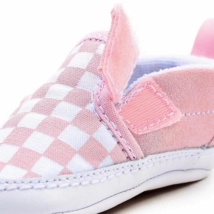 Vans Infant Shoes 01 Year Kids Infant Checkerboard SlipOn Hook And Loop Crib Shoes 01 Year Pink