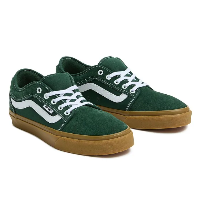Vans Lowtop Shoes Men Chukka Low Sidestripe Shoes Green