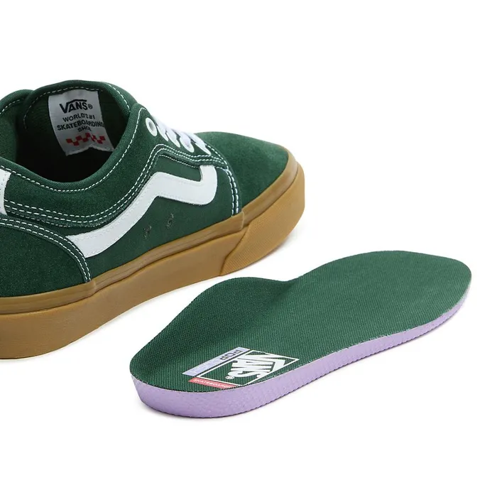 Vans Lowtop Shoes Men Chukka Low Sidestripe Shoes Green