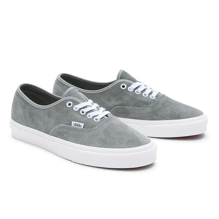 Vans Lowtop Shoes Men Pig Suede Authentic Shoes Grey