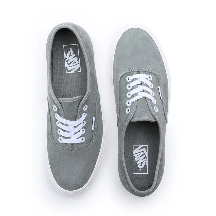 Vans Lowtop Shoes Men Pig Suede Authentic Shoes Grey