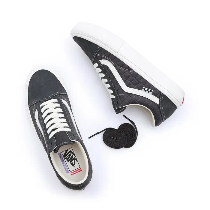 Vans Lowtop Shoes Men Quilted Skate Old Skool Shoes Grey