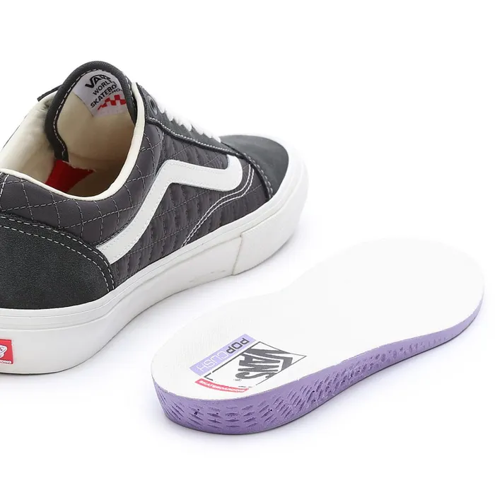 Vans Lowtop Shoes Men Quilted Skate Old Skool Shoes Grey