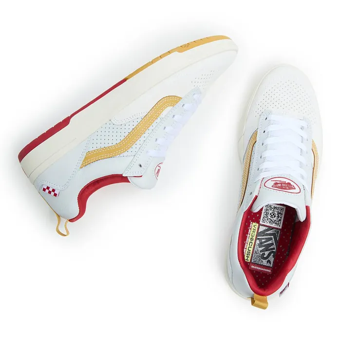 Vans Lowtop Shoes Men Zahba Vintage Sport Shoes White