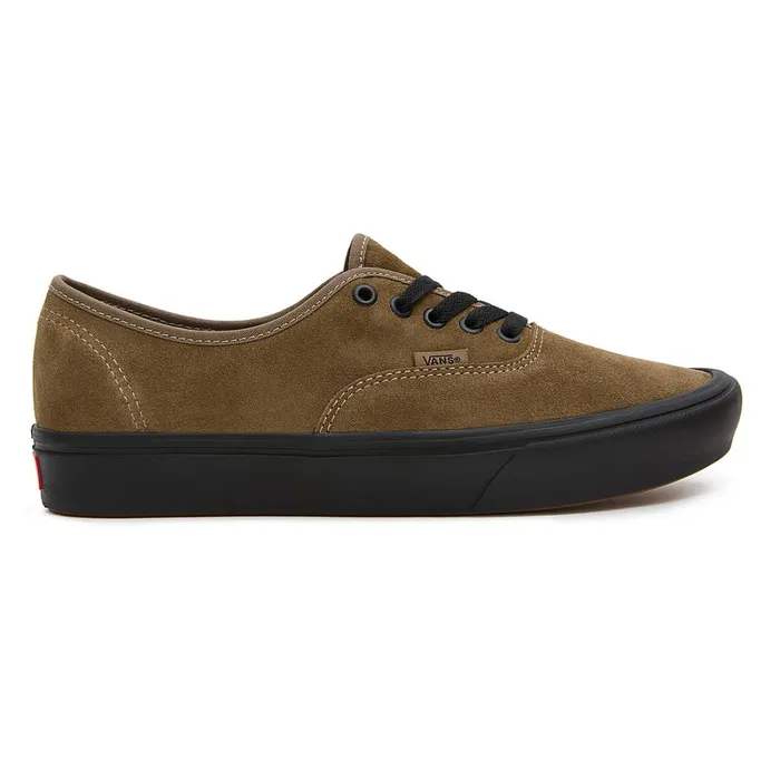 Vans Lowtop Shoes Women Authentic ComfyCush Suede Shoes Brown